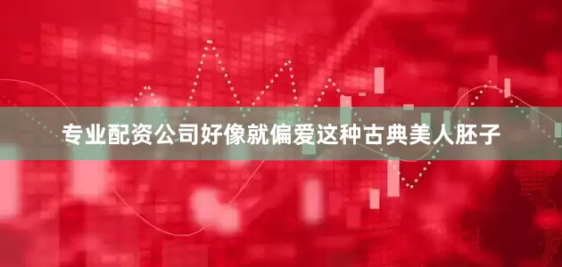 专业配资公司好像就偏爱这种古典美人胚子